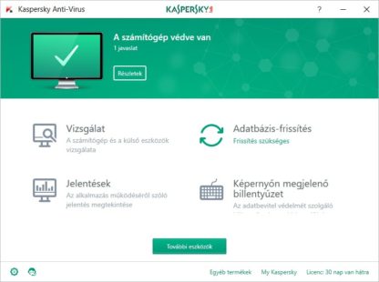 Kaspersky Anti-Virus 2013 - 1 gép - 1 év