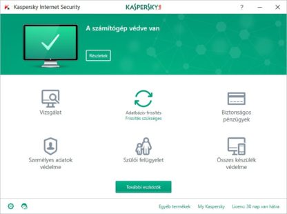 Kaspersky Internet Security - 1 gÃ©p - 1 Ã©v