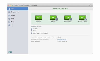 ESET Cyber Security Pro for Mac - 1 gép - 1 év