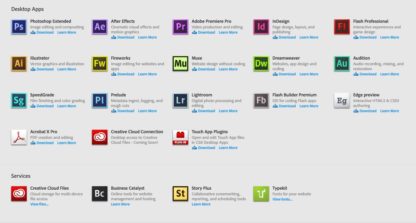 Adobe Creative Cloud for teams Üzleti Licenc - angol - 1 éves